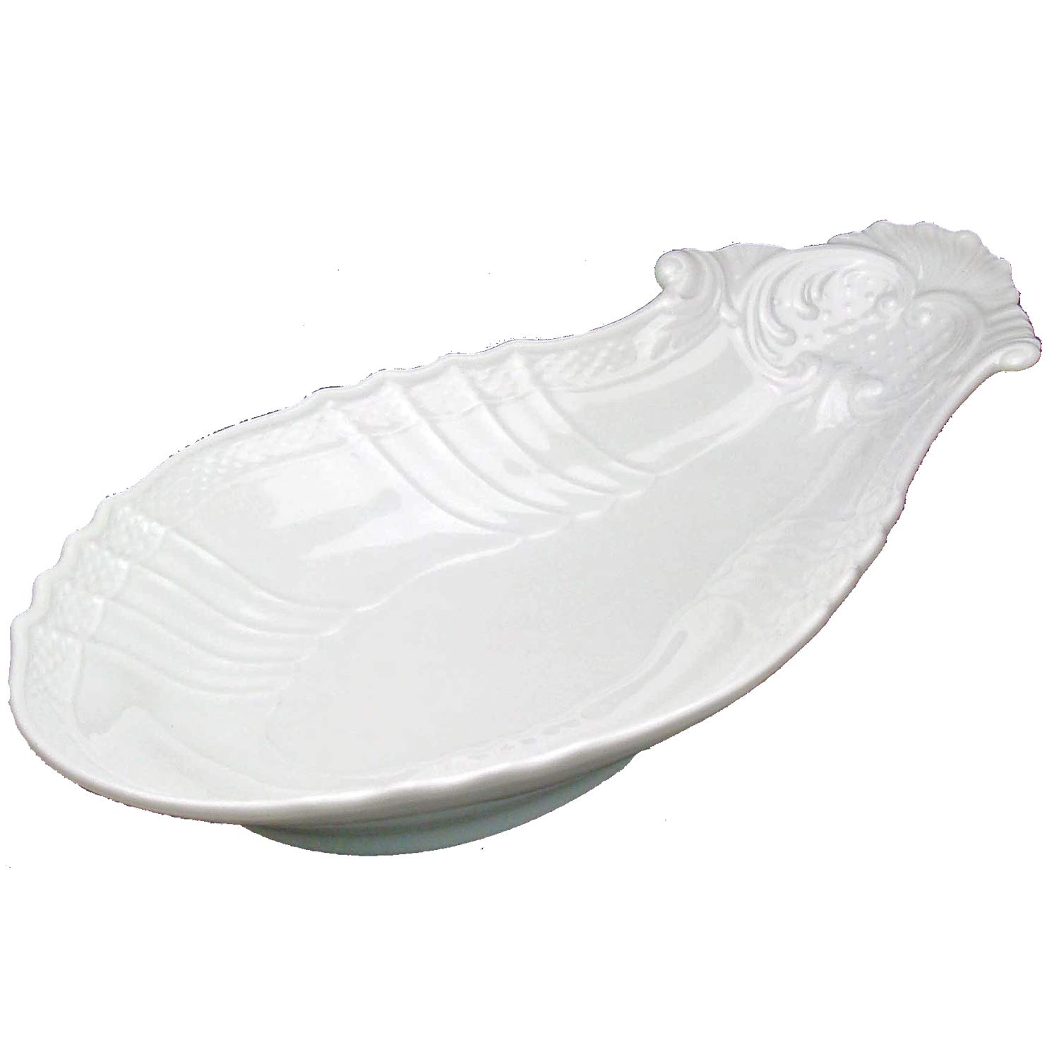 リチャードジノ　ベッキオホワイト　ナス形ピクルス プレート　４枚セット リチャード ジノリ ベッキオホワイト ナス皿 ナス型プレート